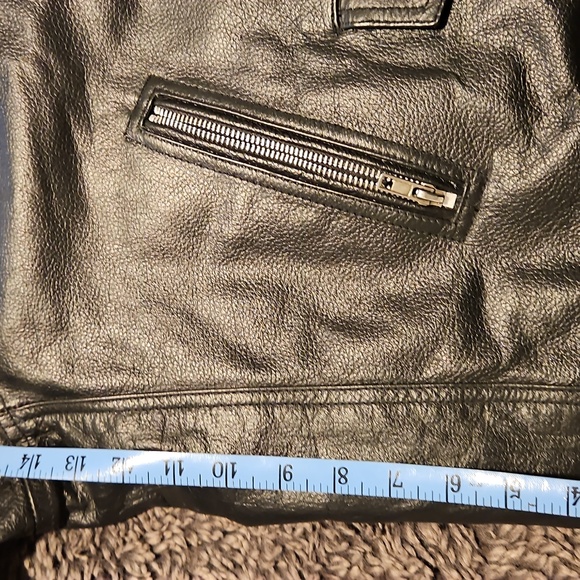 Leather Motorcycle Jacket - Picture 7 of 8